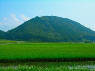 山と田