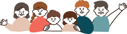 家族のイラスト