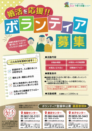 ボランティア募集チラシ