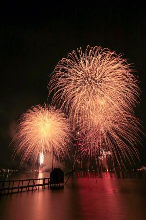 水郷祭　花火