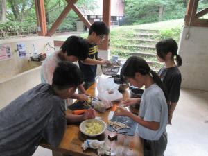 野外炊飯