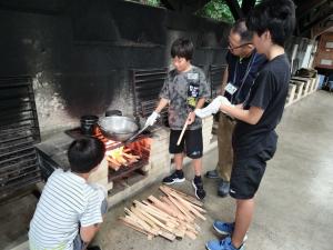 野外炊飯