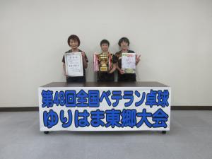 女子オールド団体優勝チーム、鳥取県の米子ベテラン会Ａ