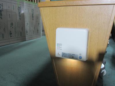 客席誘導灯の写真